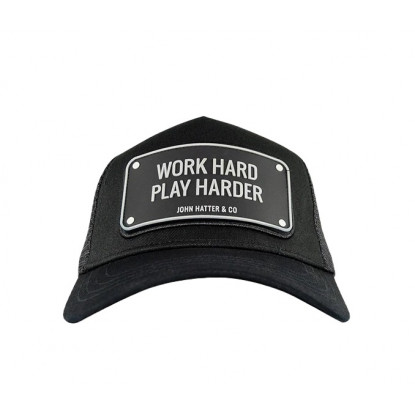 WORK HARD PLAY HARDER - RUBBER